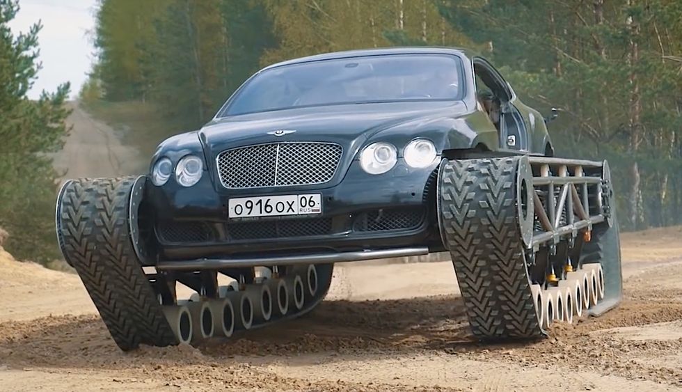 Larvigt eller häftigt – här är Bentley Continental GT Ultratank