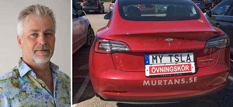 Trafikskolan som skippar bensinbilarna – satsar på Tesla