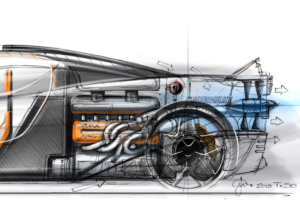 Gordon Murray avslöjar fler fakta om sin nya supersportbil T.50
