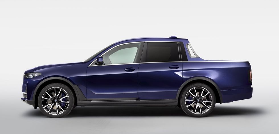 Så snygg blir BMW X7 – som pickup
