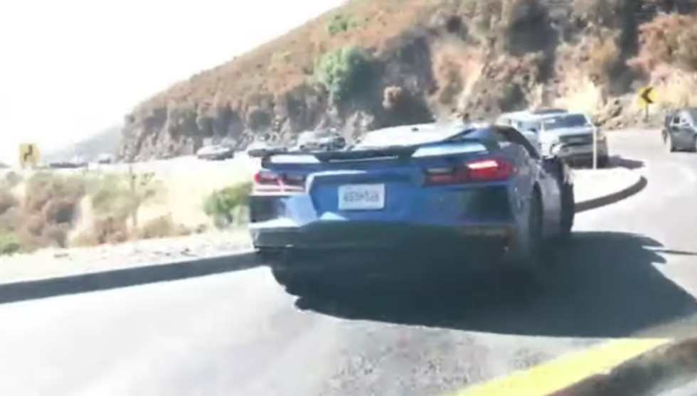 Första Chevrolet Corvette C8 redan kvaddad