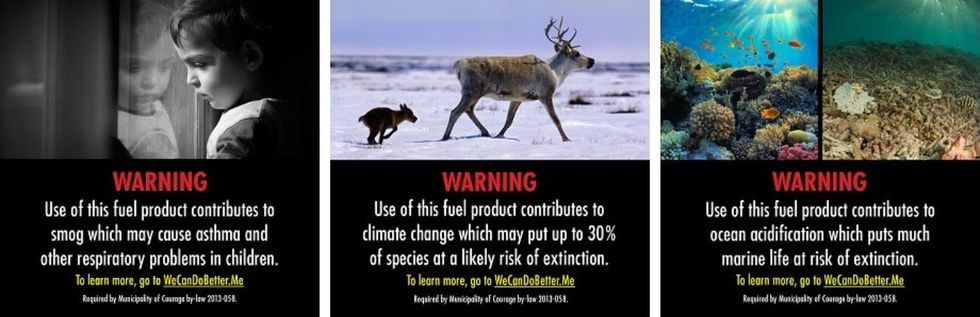 Snart får bensinmacken varningstext om klimatet