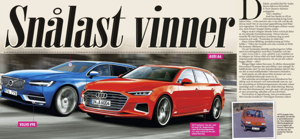 Ute nu: Vi testar Audi A4 mot 3-serie och Jaguar XE