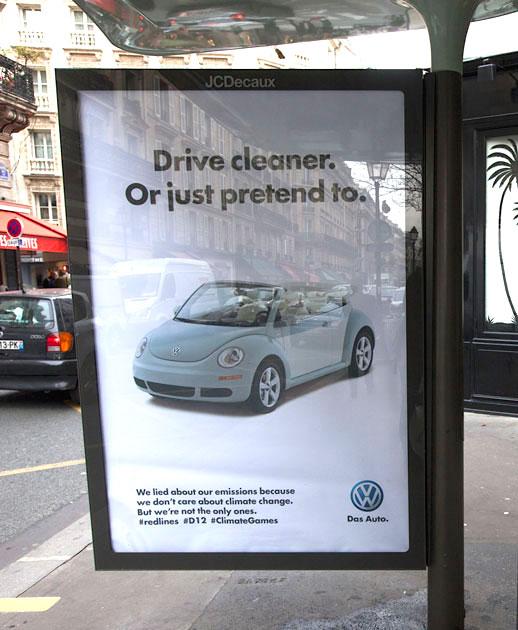 VW hånas offentligt på klimatmötet i Paris