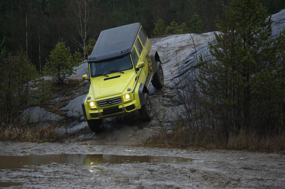 Provkörd: Vansinniga Mercedes-Benz G 500 4x4²