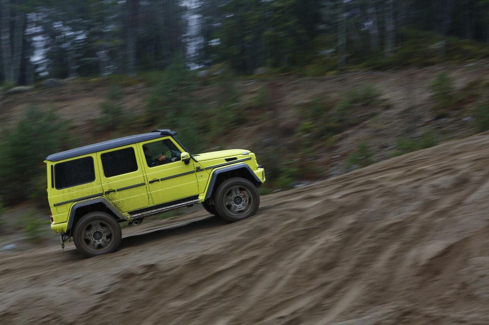 Provkörd: Vansinniga Mercedes-Benz G 500 4x4²