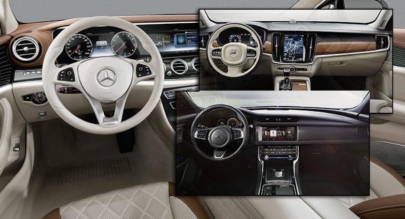 Vem är snyggast: E-klass mot S90 och XF