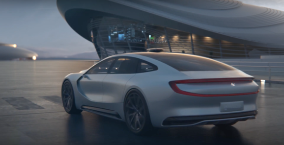 Superläcker sedan med eldrift – snyggare än Tesla?