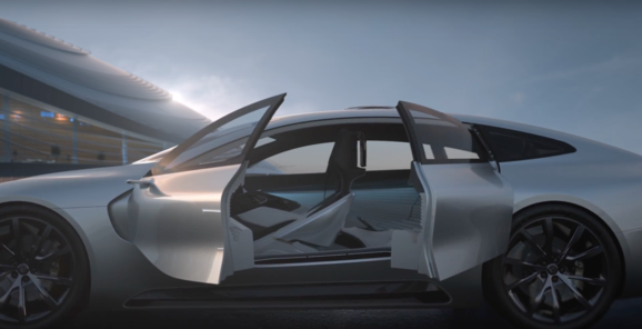 Superläcker sedan med eldrift – snyggare än Tesla?