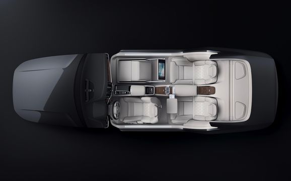 Volvo visar S90 superlyx – med bara tre stolar