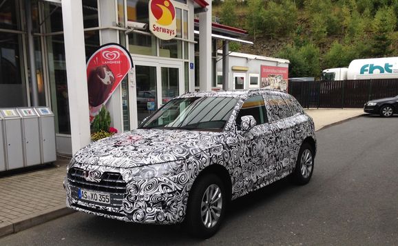 Nya Audi Q5 närmar sig – fotograferad av läsare