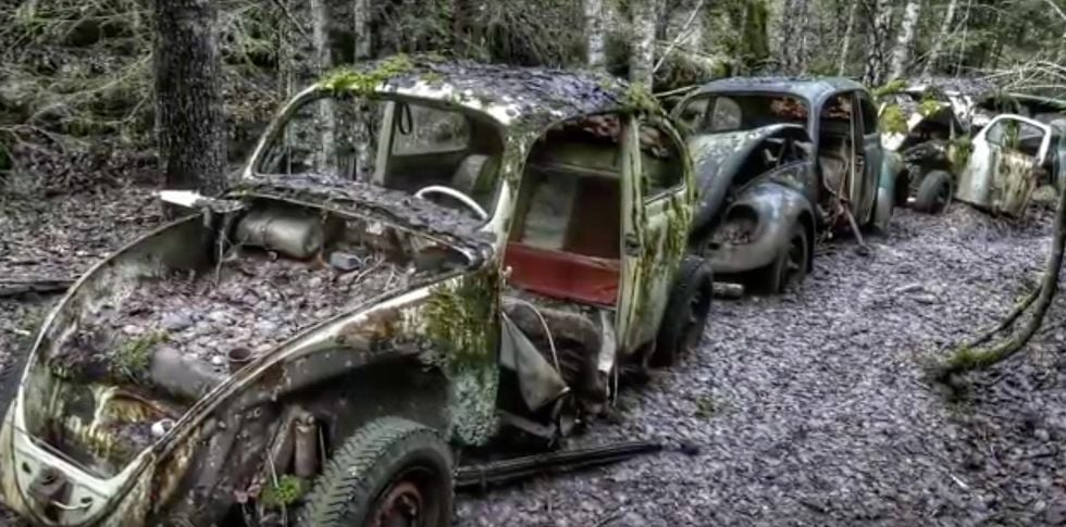 Udda platser: Sveriges märkligaste bilkyrkogård