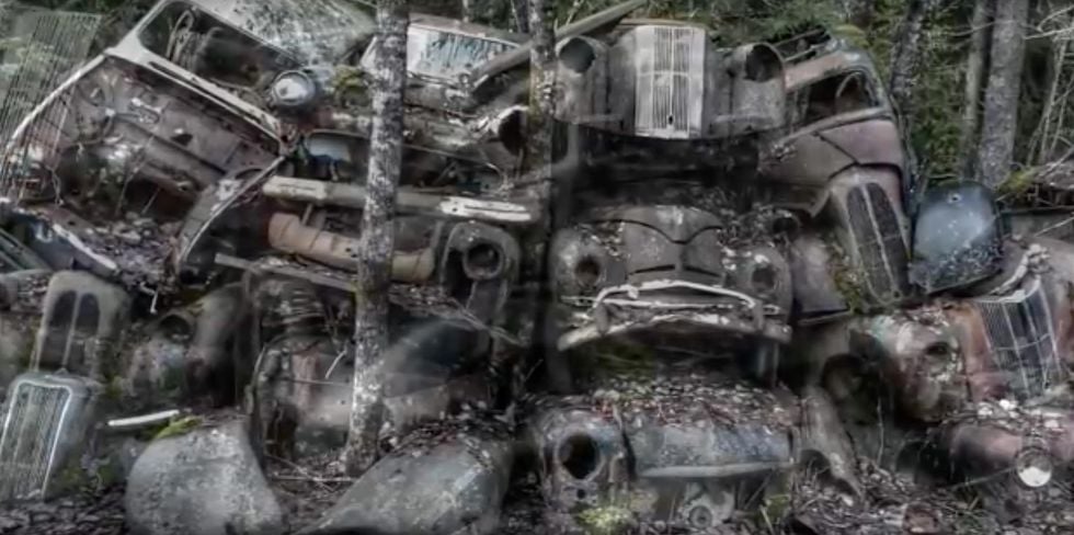 Udda platser: Sveriges märkligaste bilkyrkogård