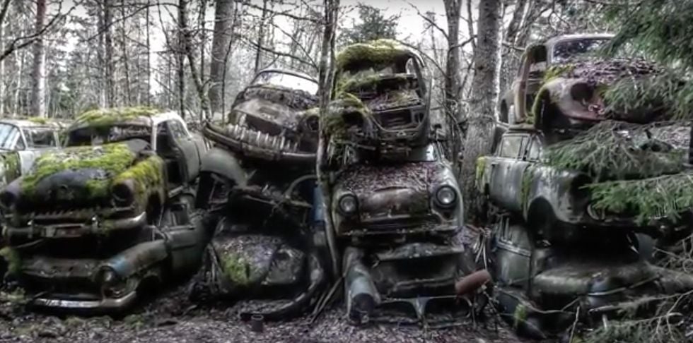 Udda platser: Sveriges märkligaste bilkyrkogård