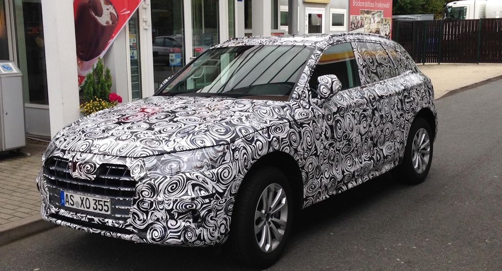 Nya Audi Q5 närmar sig – fotograferad av läsare