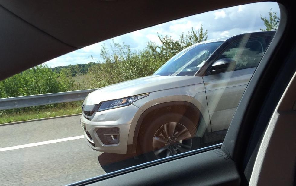 Skoda Kodiaq närmar sig – fångad på bild av läsare