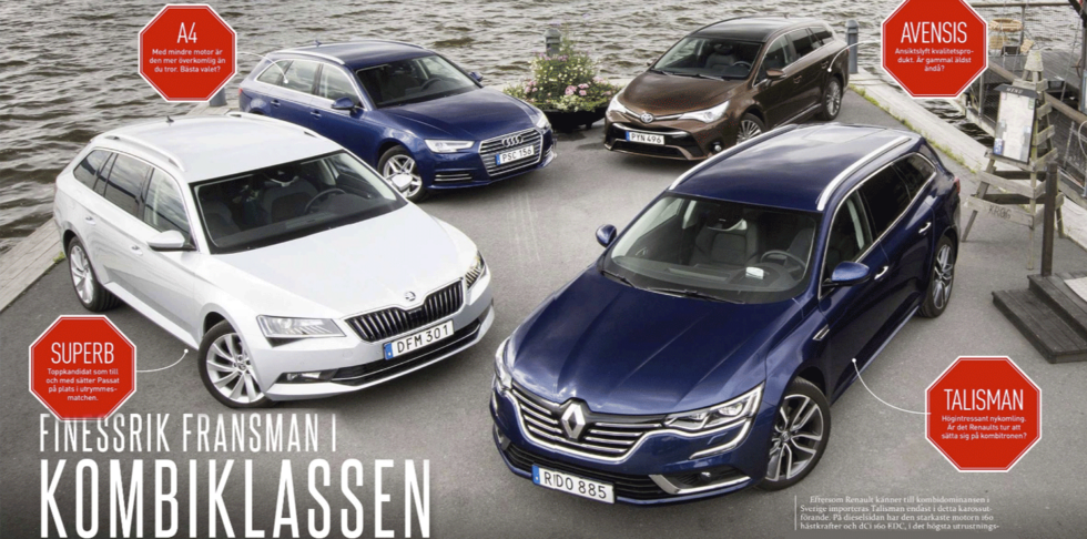 Vi testar fyra kombibilar – budget mot lyx