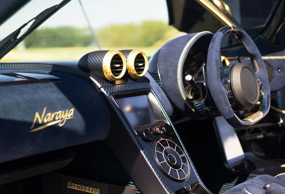 Unika bilder: Koenigsegg Naraya har detaljer i guld