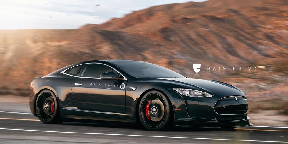 Så skulle en ny Tesla Coupé kunna se ut