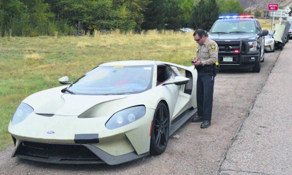 Ford GT fast för fortkörning – hamnar i domstol