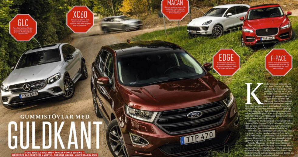 Nytt: Test av 5 lyxsuvar – Vi testar vinterdäck