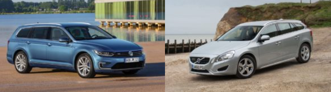 Kör du laddhybrid – Passat GTE eller Volvo V60 Plug-in