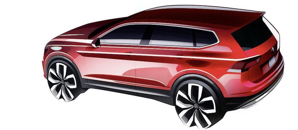 Volkswagen Tiguan växer – nu har den plats för sju