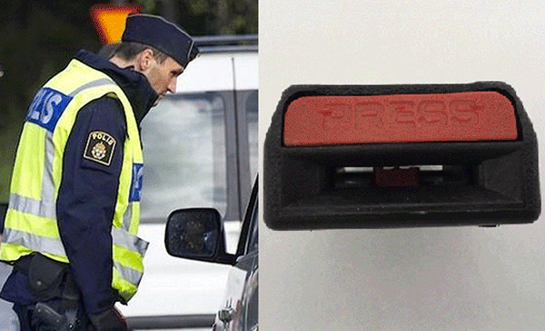 Polisen varnar för knepet att fuska med bältet
