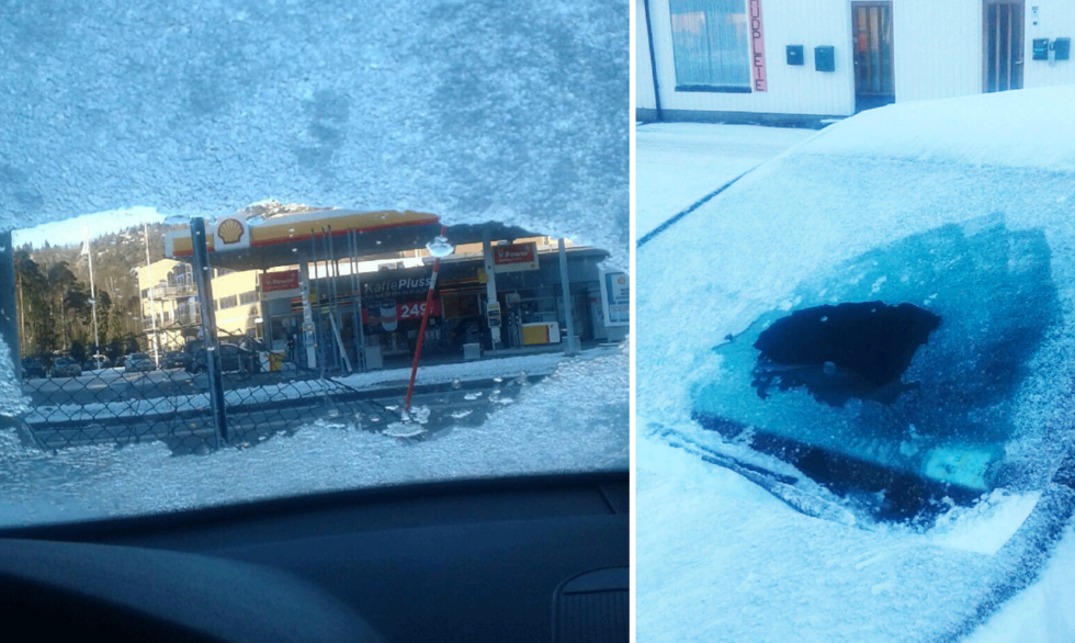 Skrapade inte rutan tillräckligt – blev av med körkortet