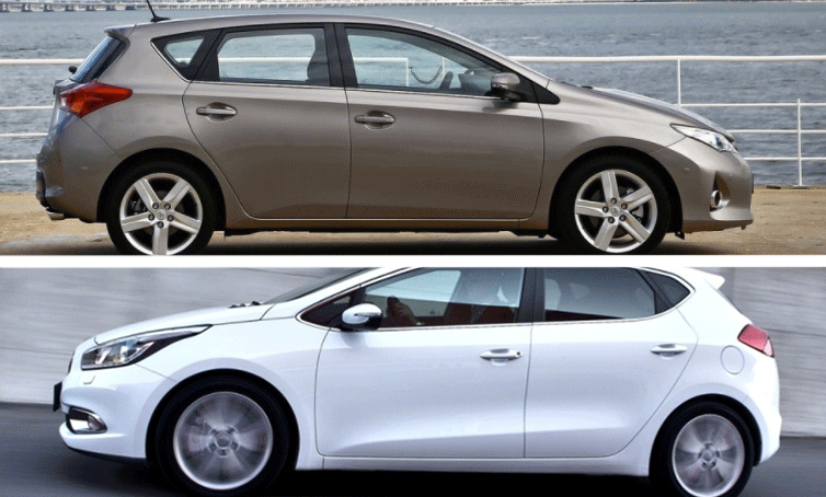 Kör du Kia Ceed eller Toyota Auris?