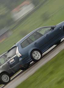 Saab Sportcombi, truckbesiktning, lämningsstress!