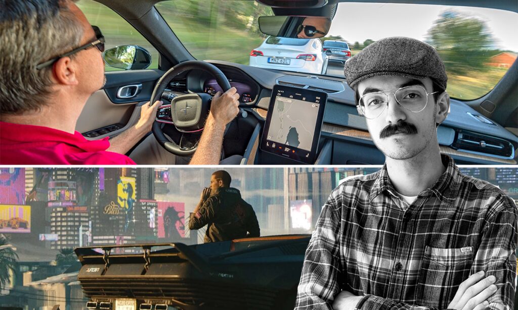 Nedan: Det ambitiösa spelet Cyberpunk 2077 har tagit 7 år att uveckla och skjutits upp ett otal gånger till fansens stora förtret och (tveklöst) spelutvecklarens monetära förlust. Borde Volvo och Volkswagen ta efter?
