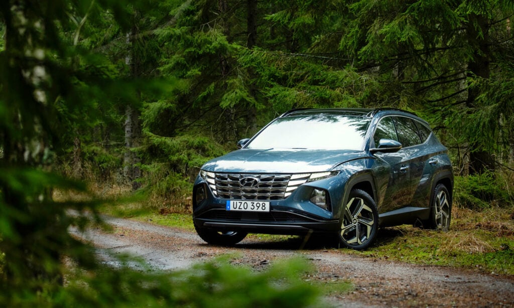 Den säregna fronten bidrar till sänkt luftmotstånd.