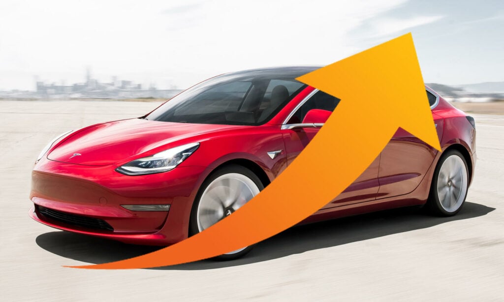 Tesla Model 3 gentemot Chevrolet Volt (AI text)