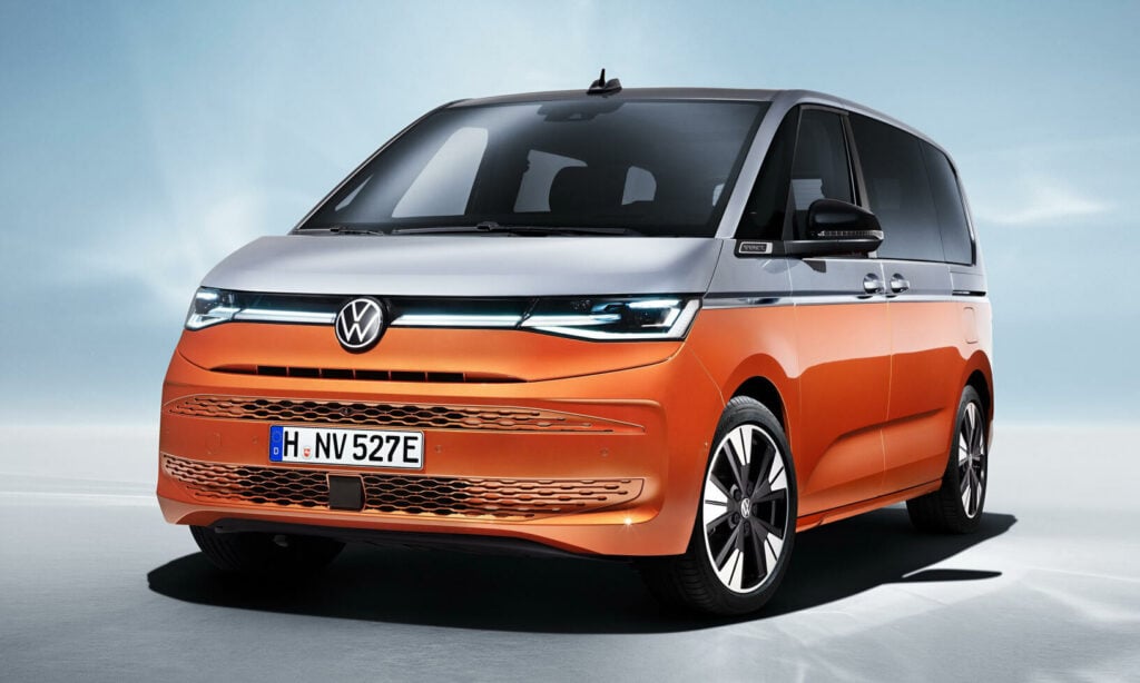 Volkswagen T4 EV är en ny konceptbil. (AI text)