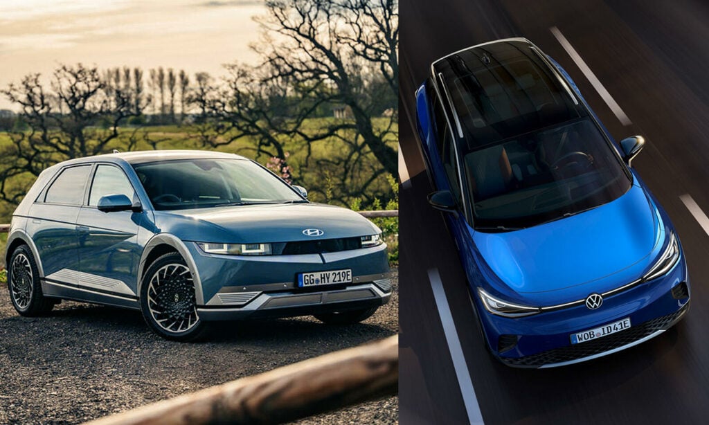 Volkswagen e-Tron är en ny hybriddriven bil. (AI text)