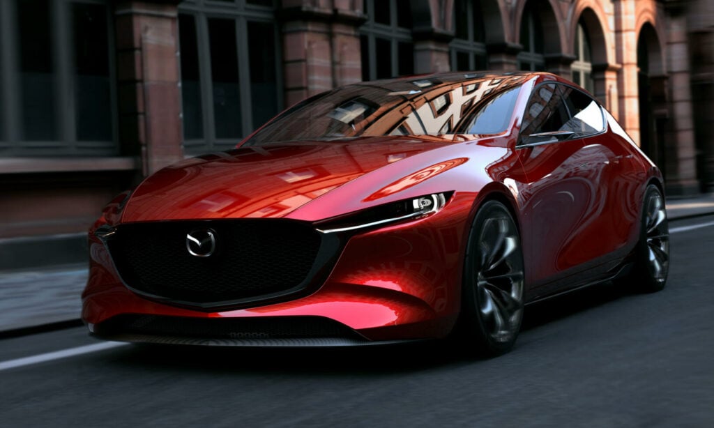 Konceptbilen Kai EX visar Mazdas formsåpråk och hur kommande bilar kan se ut.