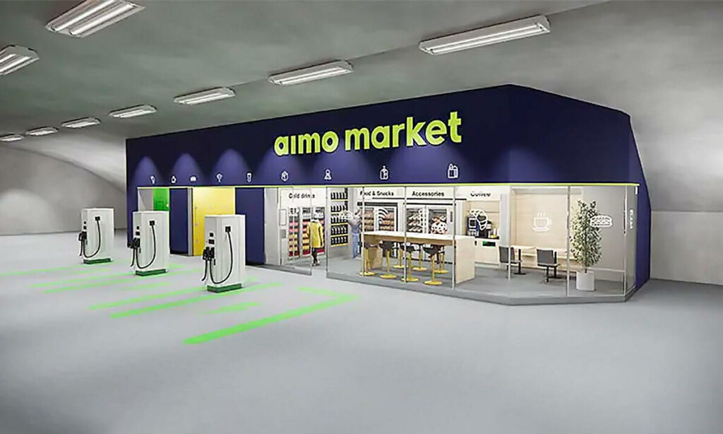 En bil står parkerad i en parkeringsplats. (AI text)