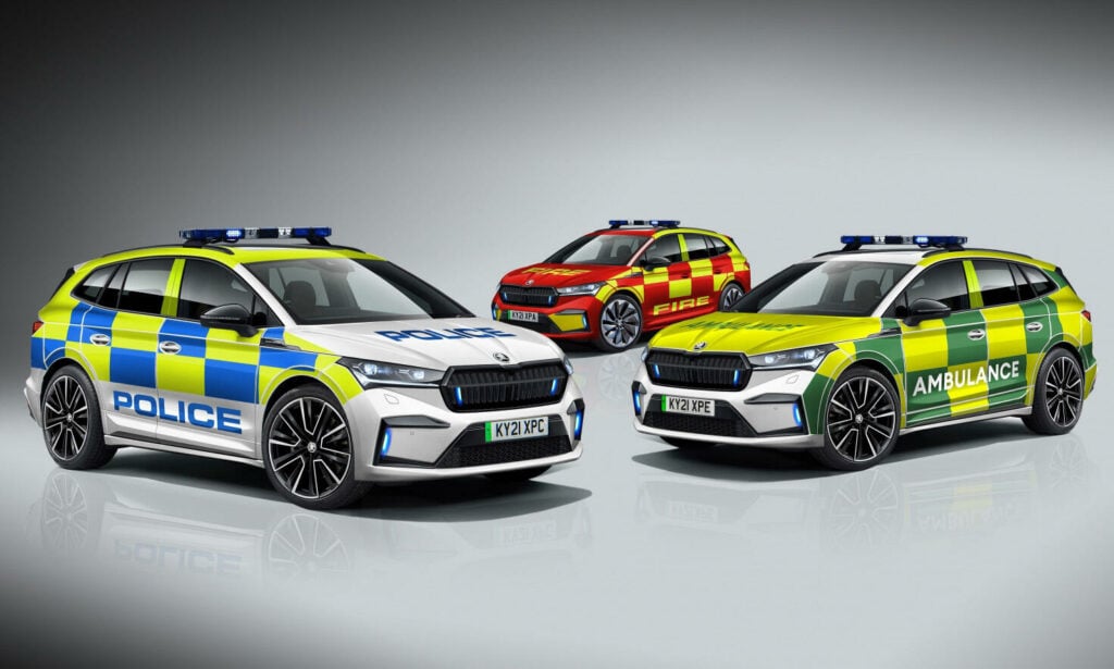 En polisbil (AI text)