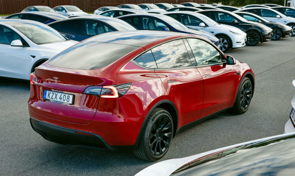 Tesla Model Y var den mest registrerade elbilen i september.