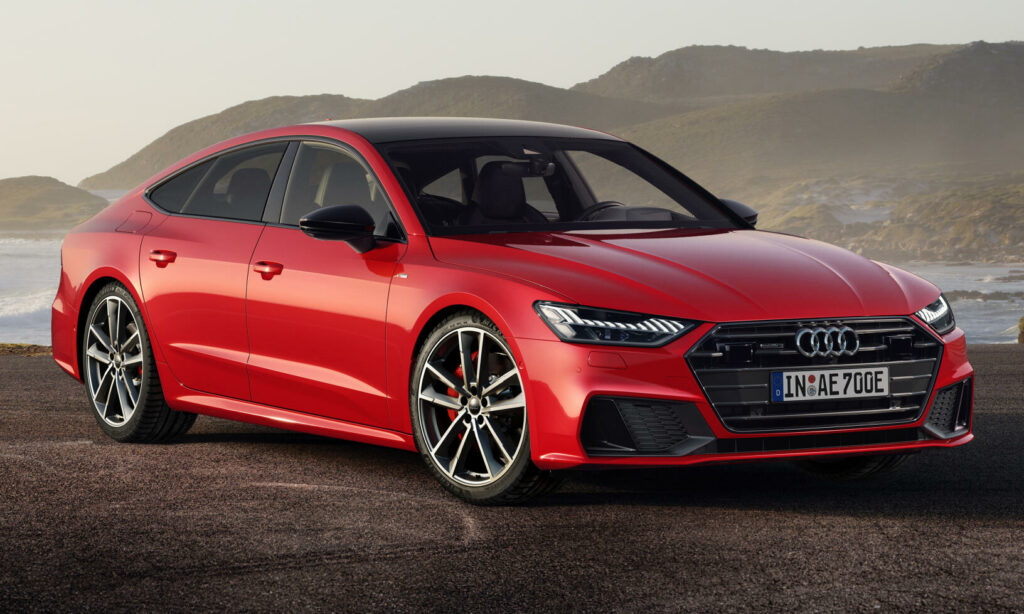 Audi A7 TFSI e är en laddhybrid med 367 hästar som ger rätt till klimatbonus.