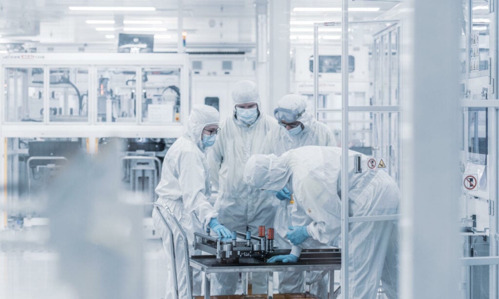 På Northvolt Labs i Västerås sker utveckling av battericeller. Foto: Norhvolt.