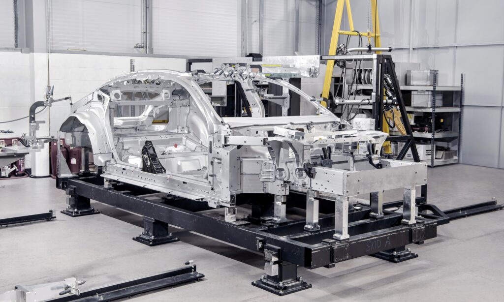 Polestar 5 bygger på en helt ny plattform, som utvecklas i Storbritannien.