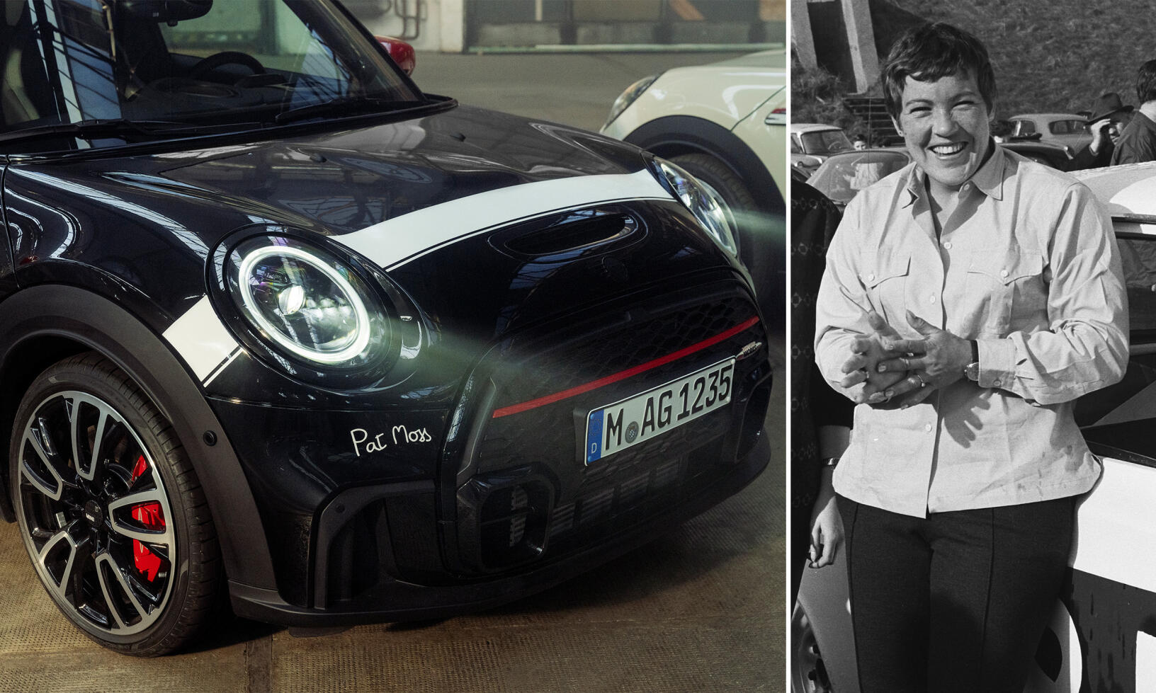 Pat Moss (1934–2008) satte bildligt talat Mini på ”tävlingsbilskartan” på 60-talet. Nu hyllar dagens bilmärke henne med en specialutgåva.
