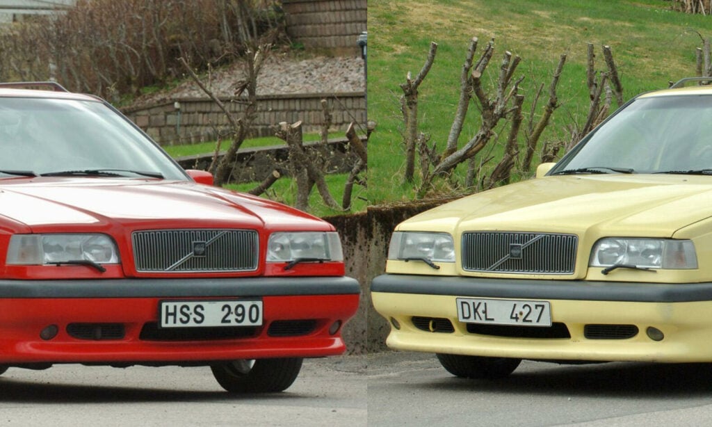 Tre åtråvärda Volvokombis med turbofemmor auktioneras ut på sajten Bilwebauctions.