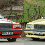 Tre åtråvärda Volvokombis med turbofemmor auktioneras ut på sajten Bilwebauctions.