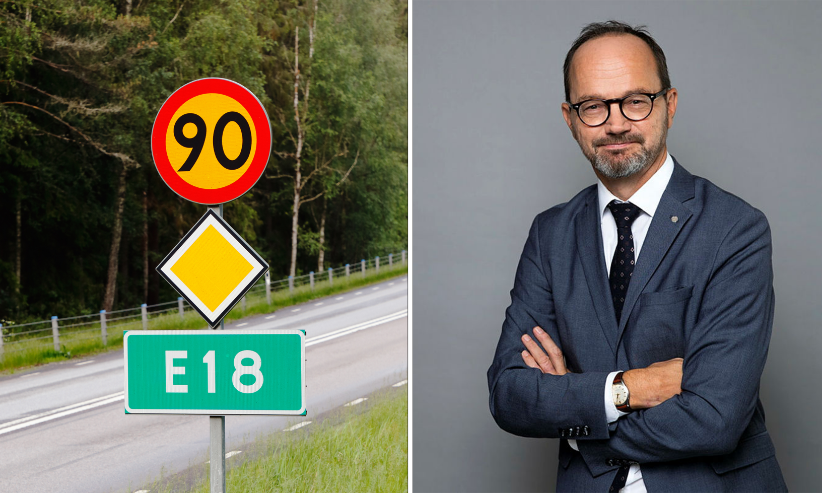 Tomas Eneroth (S) menar att mitträcken är en alternativ lösning till sänkt hastighet som inte äventyrar säkerheten.