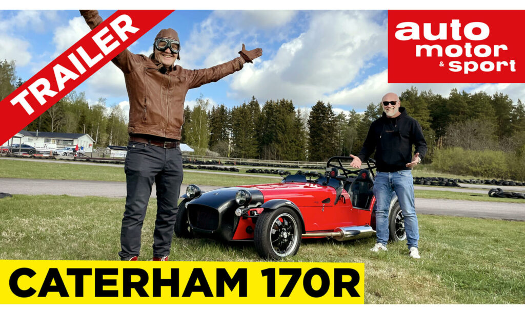 En trailer för Catterham 1770R (AI text)