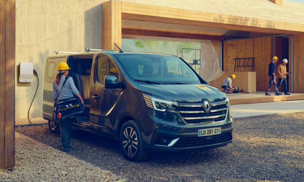 Renaults skåpbil Trafic kommer i en ny tappning med eldrift.