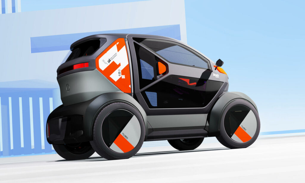 Mobilize Duo är en liten tvåsitsig elbil, precis som föregångaren Renault Twizy.